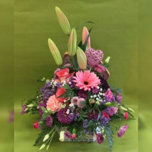 Hat Box Floral Arrangement